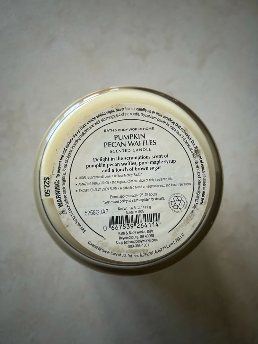 Bath & Body Works Pumpkin Pecan Waffles Candle - Picture 4 of 4
